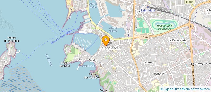 localisation de l'entreprise VOILES TRADITIONNELLES BRETONNES  SAINT-MALO