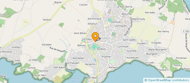 localisation de l'entreprise VOILIER MORBIHAN à ARRADON