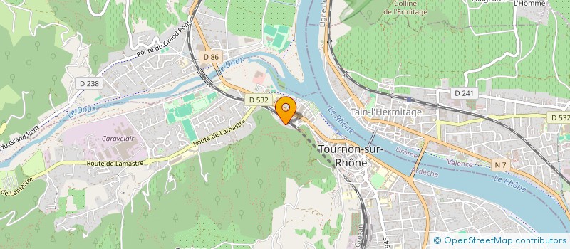 localisation de l'entreprise VOILIN/AUBERT à TOURNON-SUR-RHONE