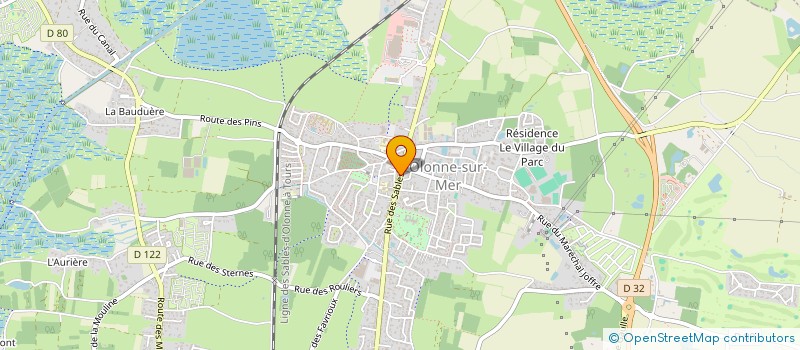 localisation de l'entreprise VOILLET AND CO à LES SABLES D'OLONNE