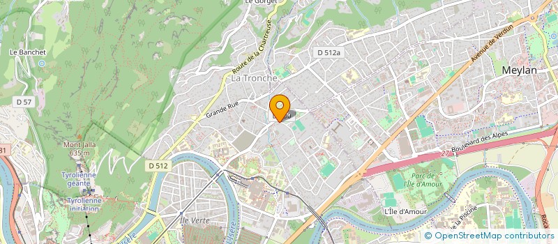 localisation de l'entreprise VOILLON  LA TRONCHE