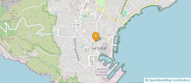 localisation de l'entreprise VOILONDINGUE  LA CIOTAT