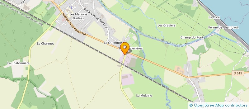 localisation de l'entreprise VOINCHET ANTHONY  LUSIGNY-SUR-BARSE
