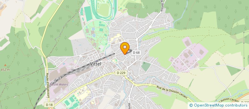 localisation de l'entreprise VOINSON-JACQUOT  VITTEL