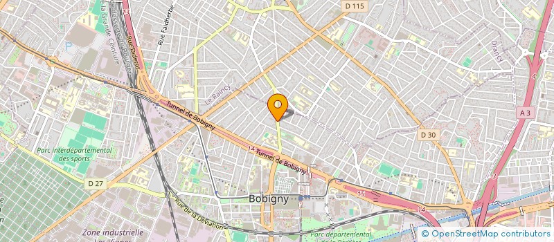 localisation de l'entreprise VOIR & AGIR  BOBIGNY