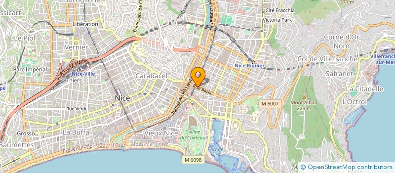 localisation de l'entreprise VOIR COMMUNICATION  NICE
