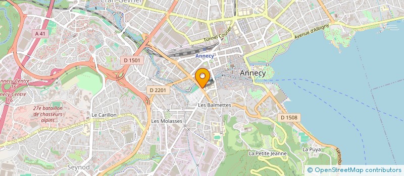 localisation de l'entreprise VOIR ET TRANSMETTRE à ANNECY