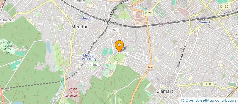 localisation de l'entreprise VOIR INSIDE CONSEIL  MEUDON