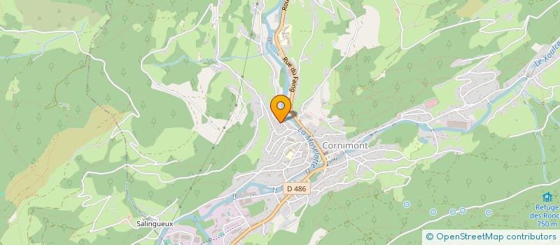 localisation de l'entreprise VOIR PLUS LOIN  CORNIMONT