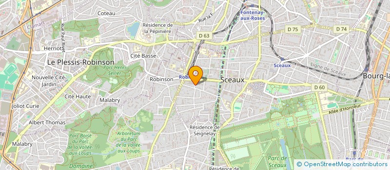 localisation de l'entreprise VOIR PLUS LOIN à SCEAUX