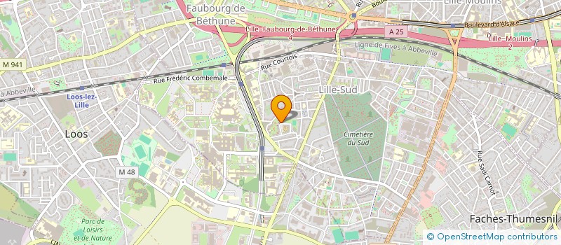 localisation de l'entreprise VOIR PLUS LOIN à LILLE