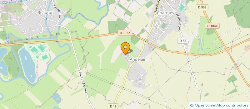 localisation de l'entreprise VOIRET  ANDELAIN