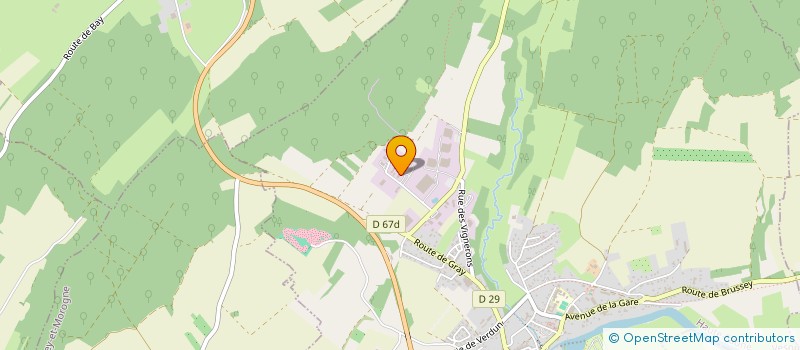 localisation de l'entreprise VOIRIN-DENOIX ELECTRICITE à MARNAY