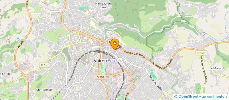 localisation de l'entreprise VOIRON BRIDGE CLUB  VOIRON