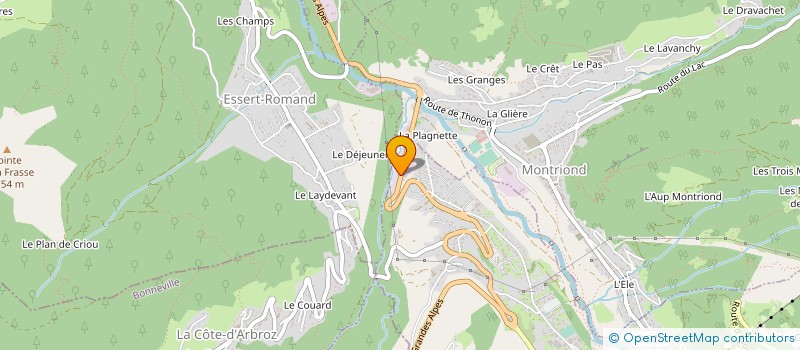 localisation de l'entreprise VOIRON MATERIAUX à MORZINE