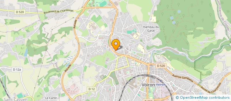 localisation de l'entreprise VOIRON SECURITE INCENDIE à VOIRON