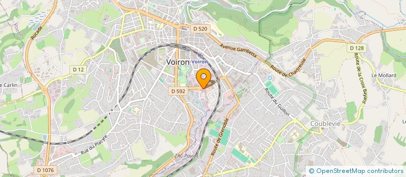 localisation de l'entreprise VOIRONDIS à VOIRON