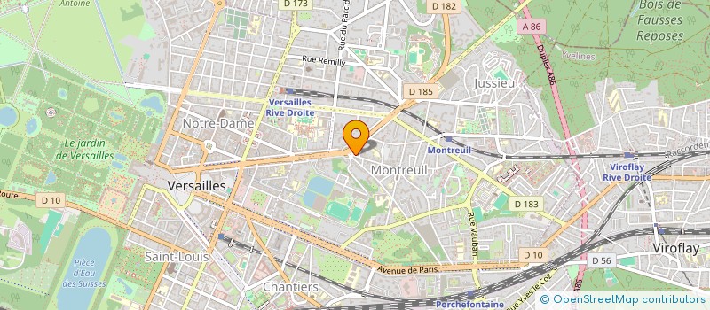 localisation de l'entreprise VOISELET à VERSAILLES