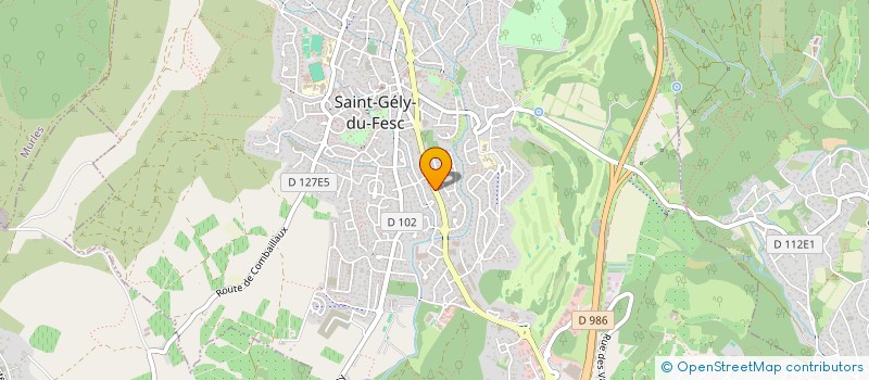 localisation de l'entreprise VOISIN  SAINT-GELY-DU-FESC