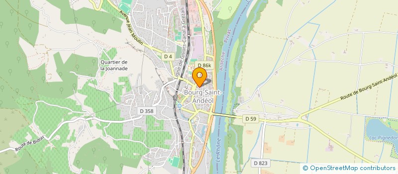 localisation de l'entreprise VOISIN  BOURG-SAINT-ANDEOL