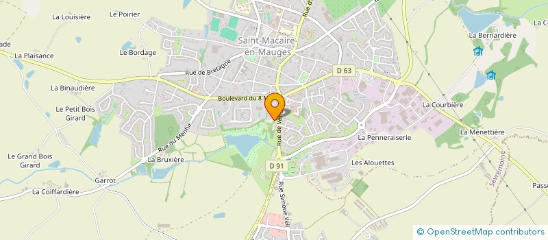 localisation de l'entreprise VOISIN' AGES à SEVREMOINE