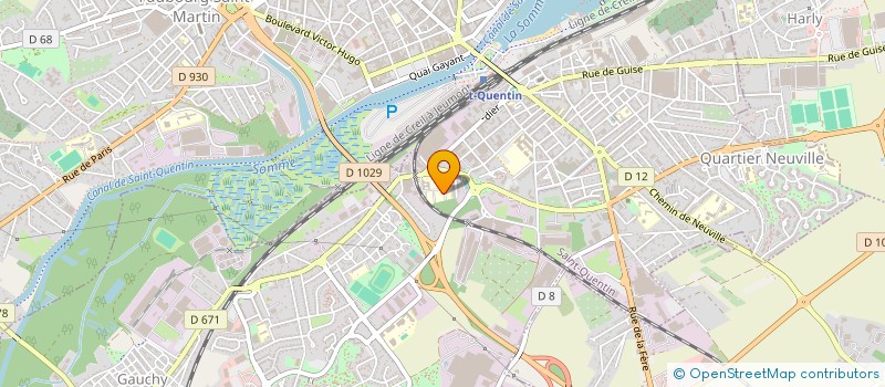 localisation de l'entreprise VOISIN'AGES à SAINT-QUENTIN