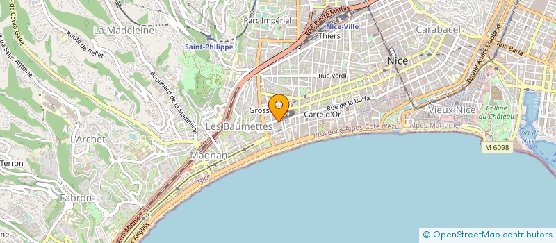 localisation de l'entreprise VOISIN COMMISSAIRE DE JUSTICE à NICE