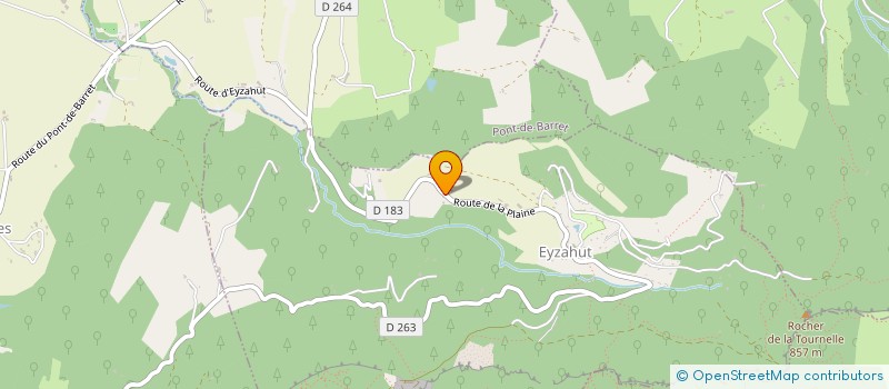 localisation de l'entreprise VOISIN ENERGIE  MONTBOUCHER-SUR-JABRON