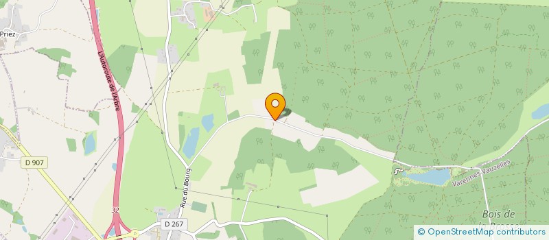 localisation de l'entreprise VOISIN ETUDES BOIS - VEB à VARENNES-VAUZELLES
