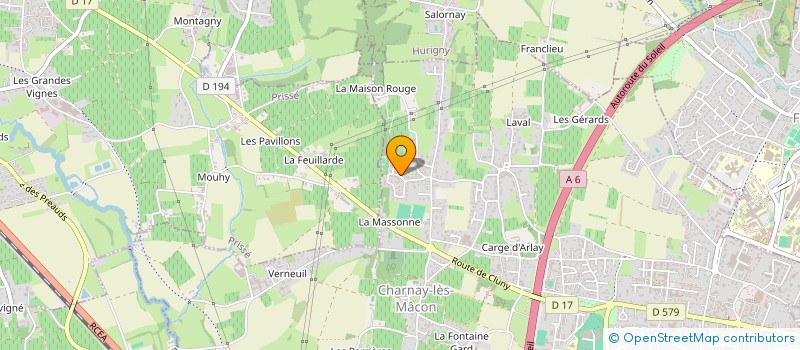 localisation de l'entreprise VOISINCHARNAY à CHARNAY-LES-MACON