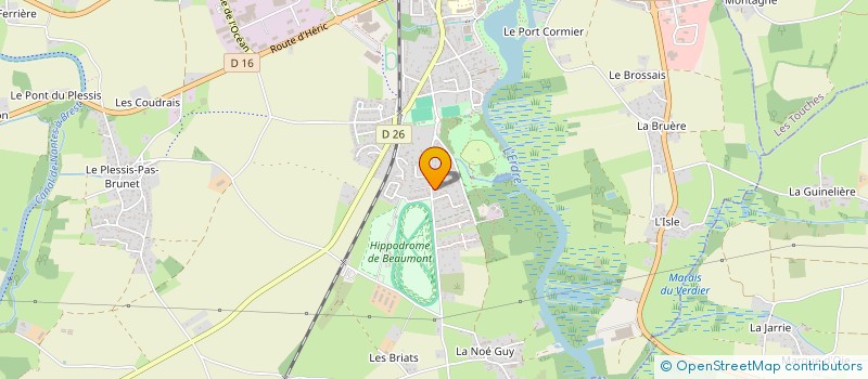 localisation de l'entreprise VOISINE IMMOBILIER  NORT-SUR-ERDRE