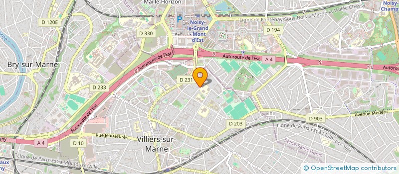 localisation de l'entreprise VOISINNE  VILLIERS-SUR-MARNE