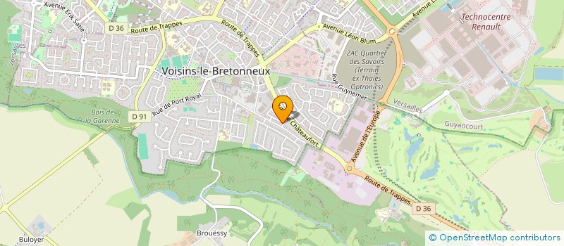 localisation de l'entreprise VOISINS ADULTES RELAIS à VOISINS-LE-BRETONNEUX