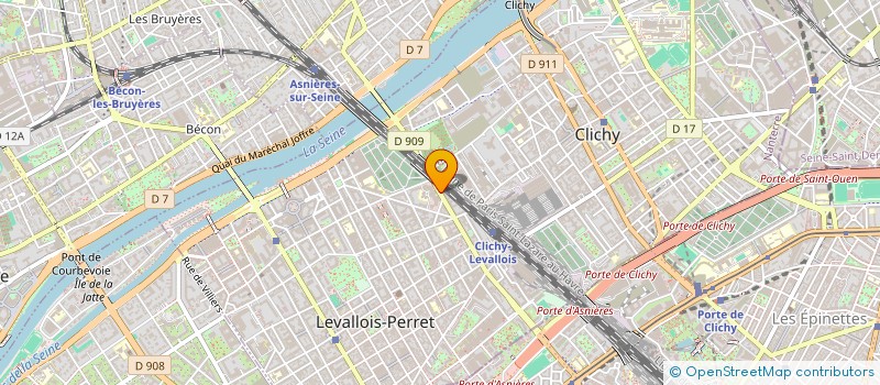 localisation de l'entreprise VOISINS D'A COTE à LEVALLOIS-PERRET