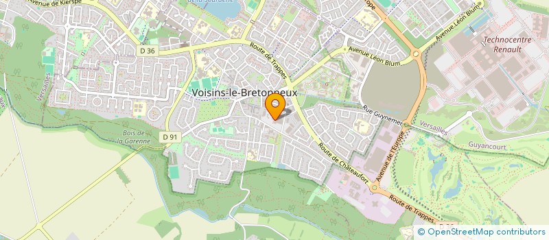 localisation de l'entreprise VOISINS VISION à VOISINS-LE-BRETONNEUX