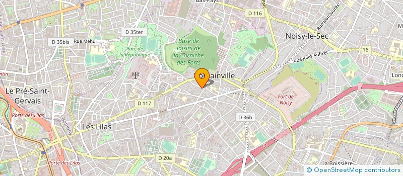 localisation de l'entreprise VOISINS VOISINES QUARTIER CENTRE ROMAINV à ROMAINVILLE