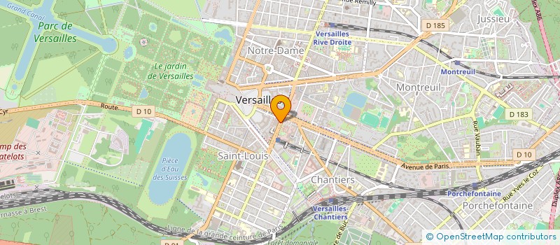 localisation de l'entreprise VOISINVEST SARL à VERSAILLES