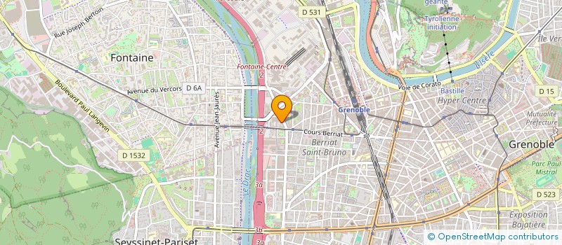 localisation de l'entreprise VOIT RAPIDE à GRENOBLE