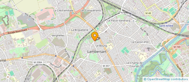 localisation de l'entreprise VOITURA  LAMBERSART