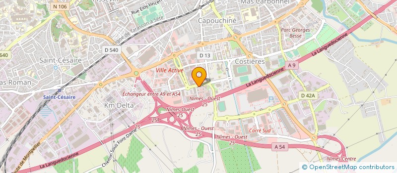 localisation de l'entreprise VOITURE ECO  NIMES