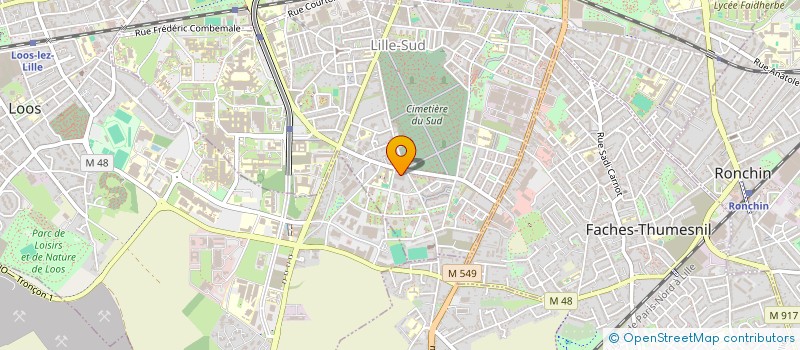 localisation de l'entreprise VOITURE EN NORD  COURRIERES