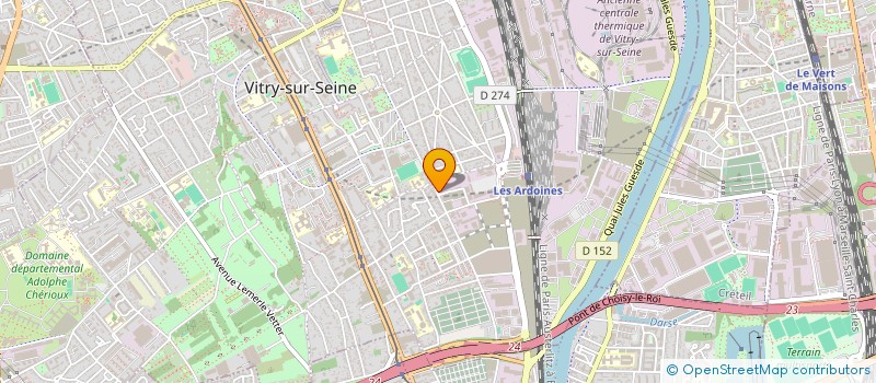 localisation de l'entreprise VOITURE PRO.COM à VITRY-SUR-SEINE