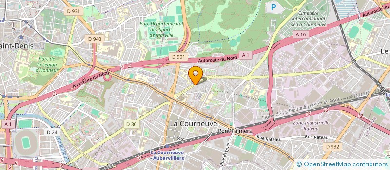 localisation de l'entreprise VOITURE TOUT CONFORT à LA COURNEUVE