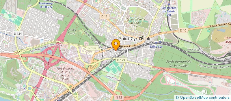 localisation de l'entreprise VOITURES 2 STYLE à SAINT-CYR-L'ECOLE