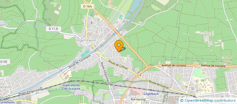 localisation de l'entreprise VOITURES SCHWENDI à INGERSHEIM