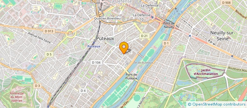 localisation de l'entreprise VOITURES SERVICES à PUTEAUX
