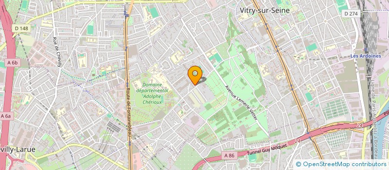 localisation de l'entreprise VOITURIER CLUB à VITRY-SUR-SEINE
