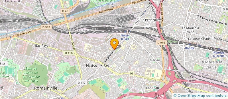 localisation de l'entreprise VOITURIS LOCATION à NOISY-LE-SEC