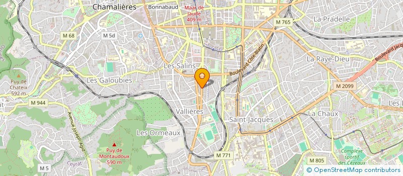 localisation de l'entreprise VOIX A PART ENTIERE  CLERMONT-FERRAND