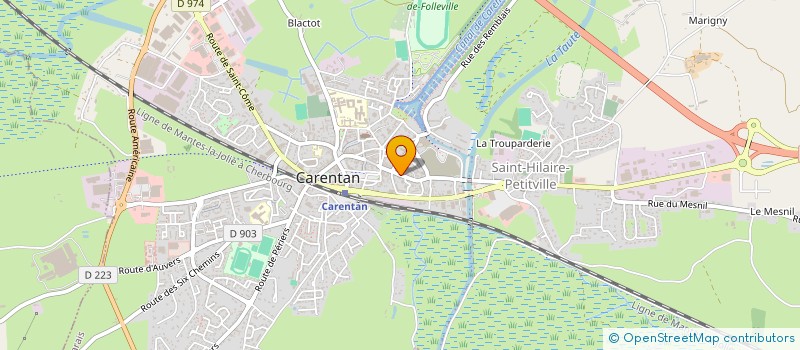 localisation de l'entreprise VOIX AUX CHAPITRES  CARENTAN-LES-MARAIS